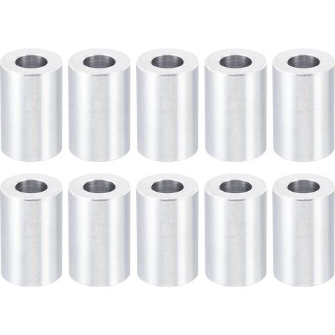 Entretoises En Aluminium M8, Lot De 10 Entretoises En Métal En Aluminium, 8,2 mm ID x 16 mm OD x 25 mm De Longueur, Entretoise En Aluminium Pour Vis De 5/16" Ou M8 (1/5)