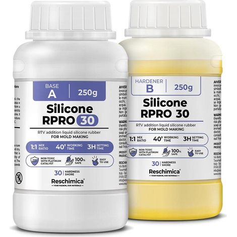 Silicone pour Moulage Flexible Bicomposant R 30 (500 GR) (1/5)