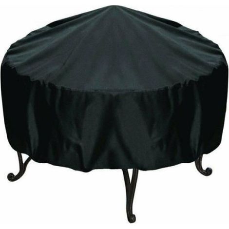 Super Heavy Grill Cover Outdoor Garden Waterproof Grill Cover Black Oxford Cloth Wear-resistant BBQ Cover 12246cm (1/4)
