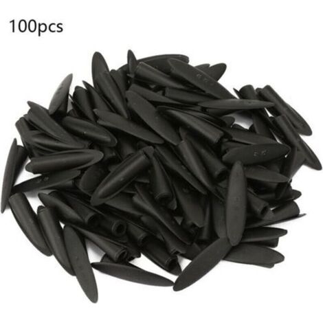 100 Stück 9,5 mm Holz-Taschenbohrlehren, Zubehör für Holzbearbeitungswerkzeuge (Schwarz)