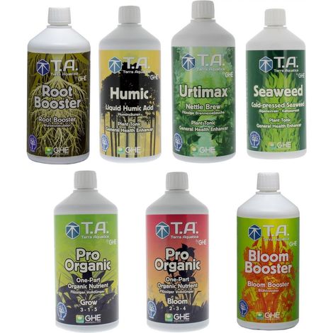 Pack engrais Pro Organic en litre - Terra Aquatica