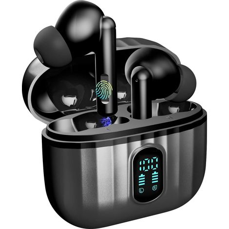 Casque stéréo Bluetooth 5.2 avec fonction tactile, étanche IP7, microphone intégré HD (1/5)