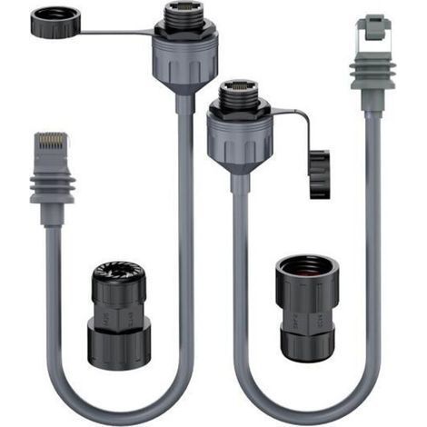 Adaptador Ethernet Starlink V3/V4 para extensión de cable Gen 3 a acoplador de red 2 piezas (1/4)