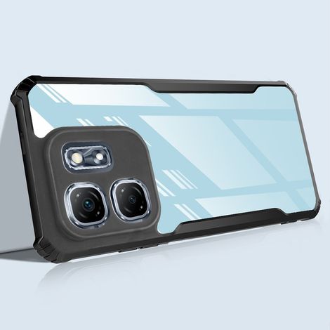 Funda para Infinix Hot 50i 4G, híbrida anticaída, negra (1/5)