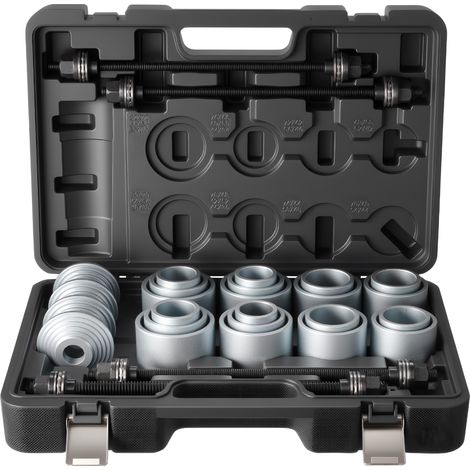 VEVOR Kit Extracteur de Silentblocs et Roulements 28PCs, Outils de Montage et de Demontage de Silentblocs Bagues et Joints, avec Coffret, Compatible avec les Moteurs LCV et PL, Reparation Automobile (1/5)