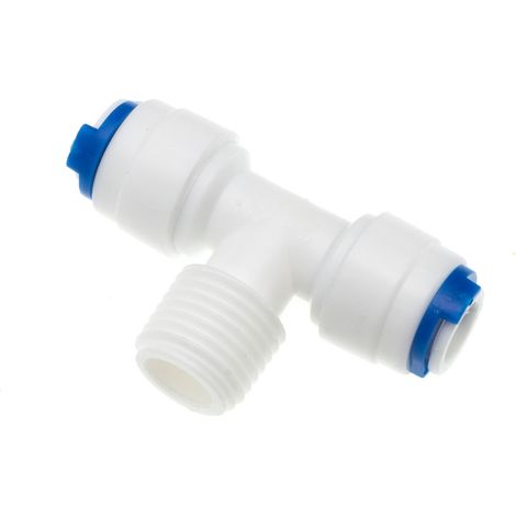 Connettore a T Fast 1/4” F – Filetto 1/4” M - Fast 1/4” F STI