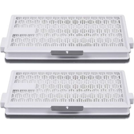 Filtre Aspirateur Air Clean Plus 50 pour Miele Complete C3 Powerline S8340 Filtre d'aspirateur, Air Clean SF-HA 50 pour Complete C2 C3 Compact C1 C2, lot de 2 (1/5)
