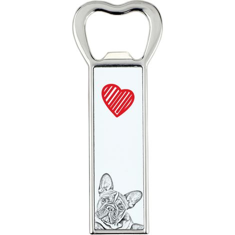 Bulldog francés: abridor de botellas con forma de perro, abridor de nevera personalizado, regalo único para hombres de Art-Dog (1/5)