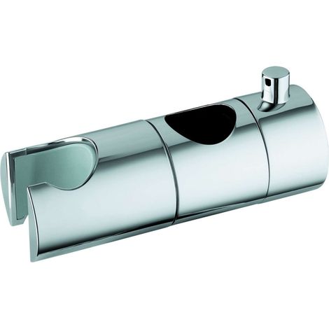Curseur barre de douche 12140000 – chromé – compatible barres de 22mm – ajustement hauteur douchette – finition GROHE StarLight (1/6)