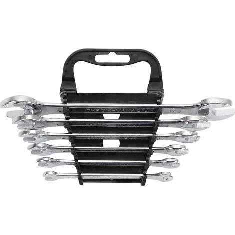 Cles plates doubles fourches bgs technic- assortiment de 6 cles