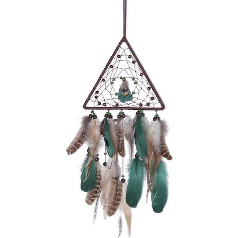 Voici une proposition de titre en français (moins de 190 caractères) :
Attrape-rêves en plumes, décoration murale filet, ornement voiture, carillon éolien artisanal, porte-bonheur bohème pour intérie (1/3)