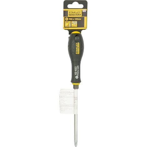 Stanley FatMax PH2 X 125mm Screwdriver with Hexagonal Nut for Fixed Wrench – Pack of 6