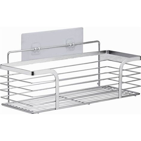 Etagere Douche, Panier de Douche,Salle de Bain Accessoire, Rangement Salle de Bains, Etagere Angle, Acier Inoxydable SUS 304 moyen (1/2)