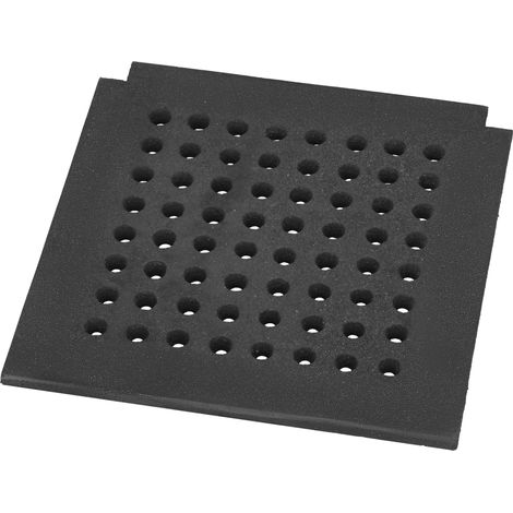 KOTARBAU® Grille Cheminée - Fonte - 29 x 29 cm - Noir - Grille De Décendrage - Robuste - Résistante à la Chaleur - Facile à Nettoyer (1/5)