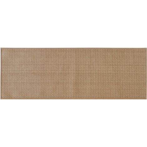 Brauner Küchenteppich 40 x 120 cm, Küchenteppich vor der Spüle, rutschfest, waschbar, Teppich für Küchenflur, Büro, Waschküche. (1/4)