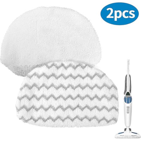 Lot de 2 lingettes microfibres AURA compatibles avec les balais vapeur Bissell Powerfresh séries 1440, 1544, 1806, 1940 et 2075 (1/5)