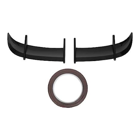 Aileron Universel, ABS, Accessoires Extérieurs de Voiture, Aleron Universal Deportivo Para Auto avec Colles pour Coffre de Voiture (Noir Brillant) (1/5)
