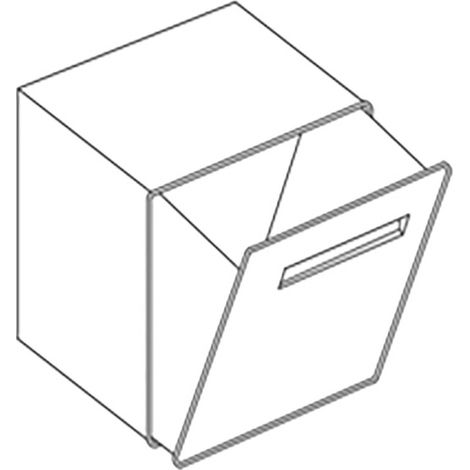 Option - trémie à déchets avec calot h500mm - Diamond
