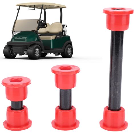 Kit de silentblocs et douilles de bras de suspension supérieur inférieur avant (référence 102289901) pour voiturette de golf Club Car Precedent (à partir de 2004). (1/4)