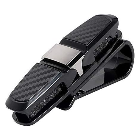 Porte-Lunettes de Soleil 2 PCS Voiture Sun Visor Sunglasses Clip Clip Universel Ticket Carte Clip Fixation Clip Verres de Voiture Case Accessoires de Voiture Portable (1/5)