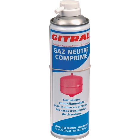 Gitral – Cartouche de rechange pour ensemble de gonflage – Pression 5 bars à 20°C – Performance fiable et efficace – Accessoire essentiel (1/2)