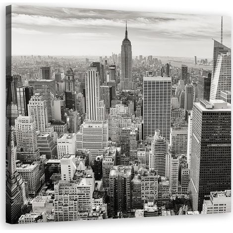 Tableau sur toile, Vue de Manhattan - 30x30 (1/5)