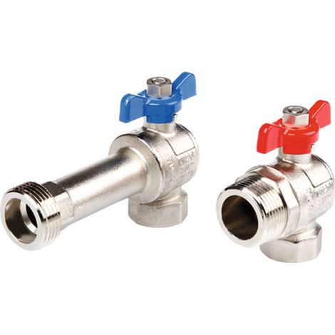 TECE TECEfloor Juego de llave de esfera angular Rp 3/4 x AG 1", incl. junta plana, 77381002