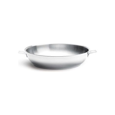 Poêle à frire inox induction 24 cm sans queue