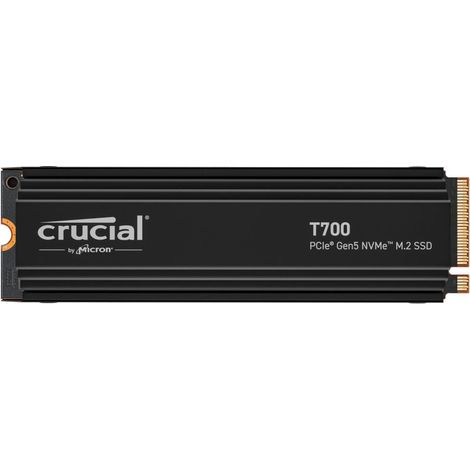 Crucial SSD T700 4TB PCie 5.0 NVMe con disipador de calor