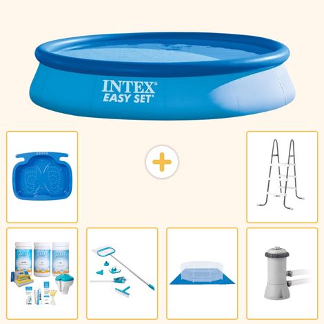 Intex Piscine Easy Set Ronde - 396x84 cm - 7-pièces  S20902 (1/5)