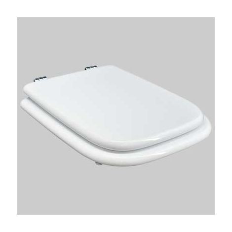 SEDILE MDF POLIESTERATO M166 BIANCO coprivaso copriwater SEBA