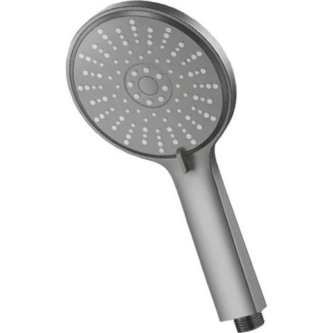 Pommeau de Douche,Douchette à Main 3 jets pour Salle de Bain, Grand Pommeau de Douche Anti calcaire (Noir) (1/3)