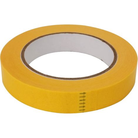 TrendLine Kreppband 19 mm x 50 m gelb