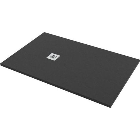 Piatto doccia 100x140 h.2,8 in marmo resina effetto pietra (1/5)