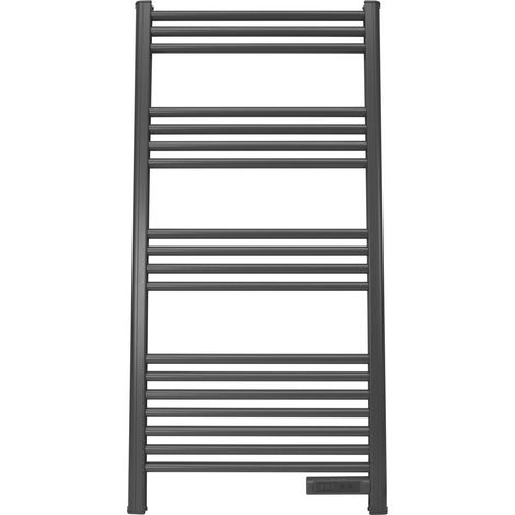 Toallero de aluminio 500 W con temporizador Gris (1/5)