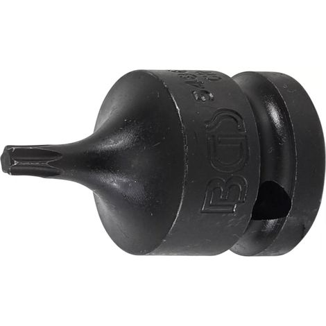 Douille embout impact a chocs torx male court t25 carre 1/2