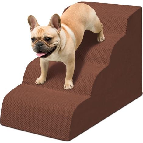 Hundetreppe, hochdichter Schaumstoff, waschbarer Bezug, rutschfest, für Bett und Sofa (1/5)