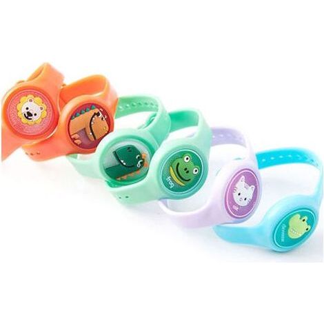 Kaelt - 8 pièces Bracelet Anti-Moustiques Enfant, Monture Animaux Lumineuse, Bande Répulsive Poignet (1/5)