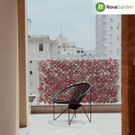 Celosia extensible mimbre Malva 1x1,5m (1/2)