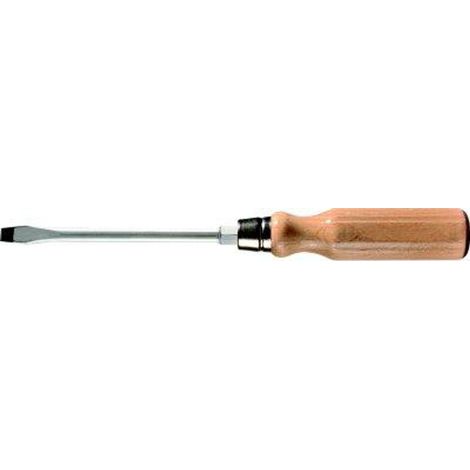 Fortis Schraubendreher Schlitz 12 x 2 x 200 mm, Holzheft (1/3)