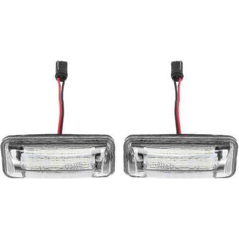Lot de 2 ampoules LED pour éclairage de plaque d'immatriculation Canbus compatibles avec Toyota FT-86 et GT86, Subaru BRZ 2012, Subaru Legacy 2010-2015, Subaru WRX 2011-2015 et Hyundai. (1/3)