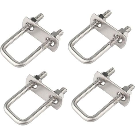 Bügel M6 50 mm x 80 mm 4 Stück für Anhänger U Schäkel aus (1/5)