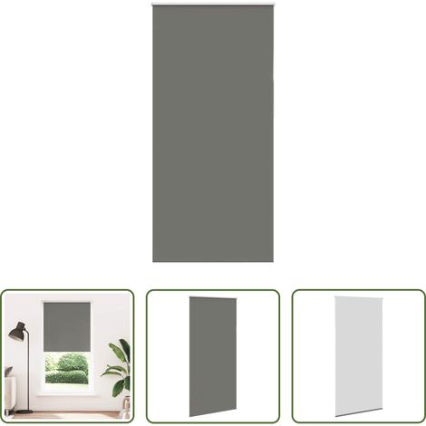 Lichtschutz -  Verdunkelungsrollo Grau 95x210 cm Stoffbreite 90,7 cm Polyester (1/5)