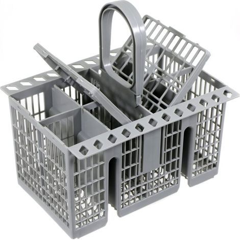 Panier à couverts pour lave-vaisselle Cage universelle compatible avec Hotpoint, pour Indesit, pour Ariston, pour Whirlpool C00257140 C00260860 C00386607 (poignée amovible) (1/5)