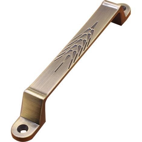 European Vintage Door Drawer Handle Zinc Alloy Wardrobe Cupboard Pull (150mm Green Bronze) (1/2)