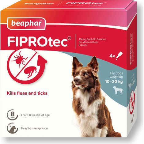 Beaphar Fiprotec Spot On Medium Dog (4 Pipettes) - 260703 (1/5)