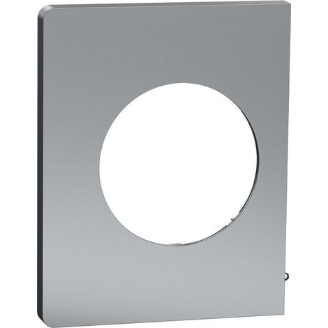 Plaque de finition 1 poste - Odace Architecte 2025 - S930800 - Schneider - Effet titane