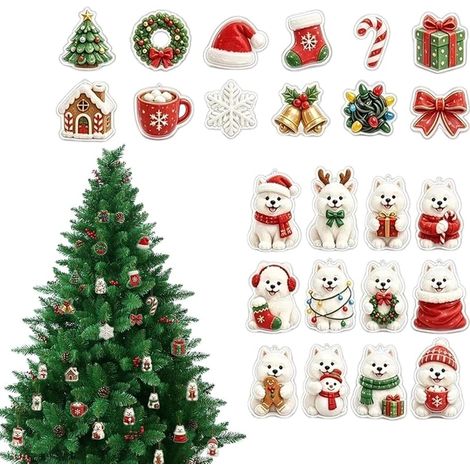 Calendrier de l'Avent de Noël pour chien Décorations de Sapin Chien en (1/5)