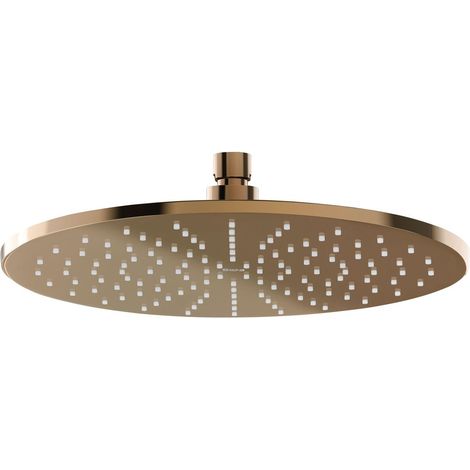 Rociador redondo para pared o techo orientable RAINSENSE - ROCA Color: Oro rosado (1/2)