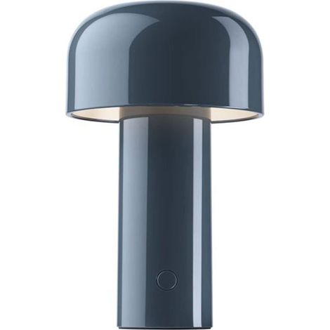 MINKUROW Lampada Da Tavolo Portatile A Led Con Sensore Touch, Faretto In Acrilico 3 Livelli Di Luminosità Design Fungo Fungo, Per Camera Da Letto Camera Da Letto Bar Cafe Blu (1/5)